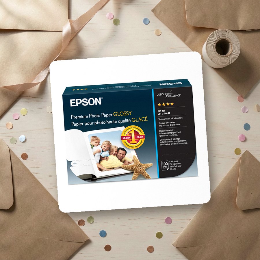 Glossy 4 x 6 photo paper