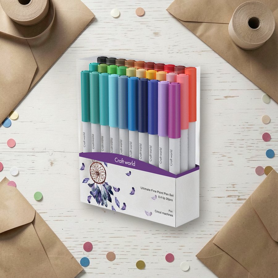 Fine-point pens for cutting machines