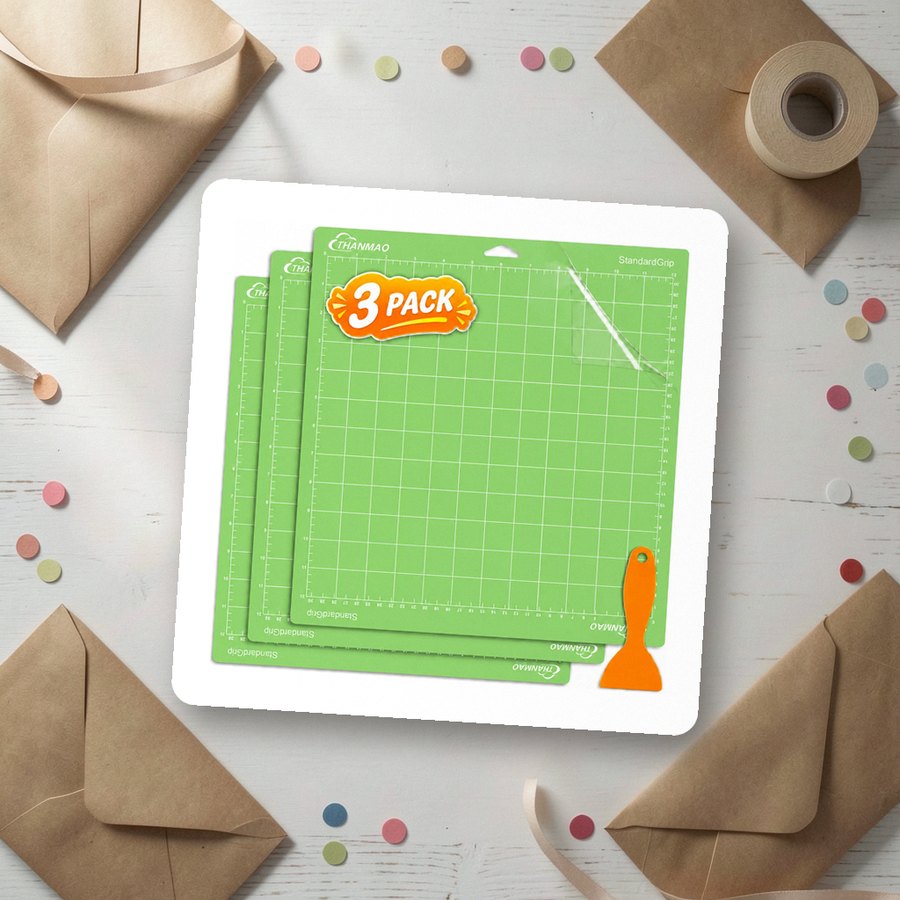 Standard-grip 12 x 12 cutting mats