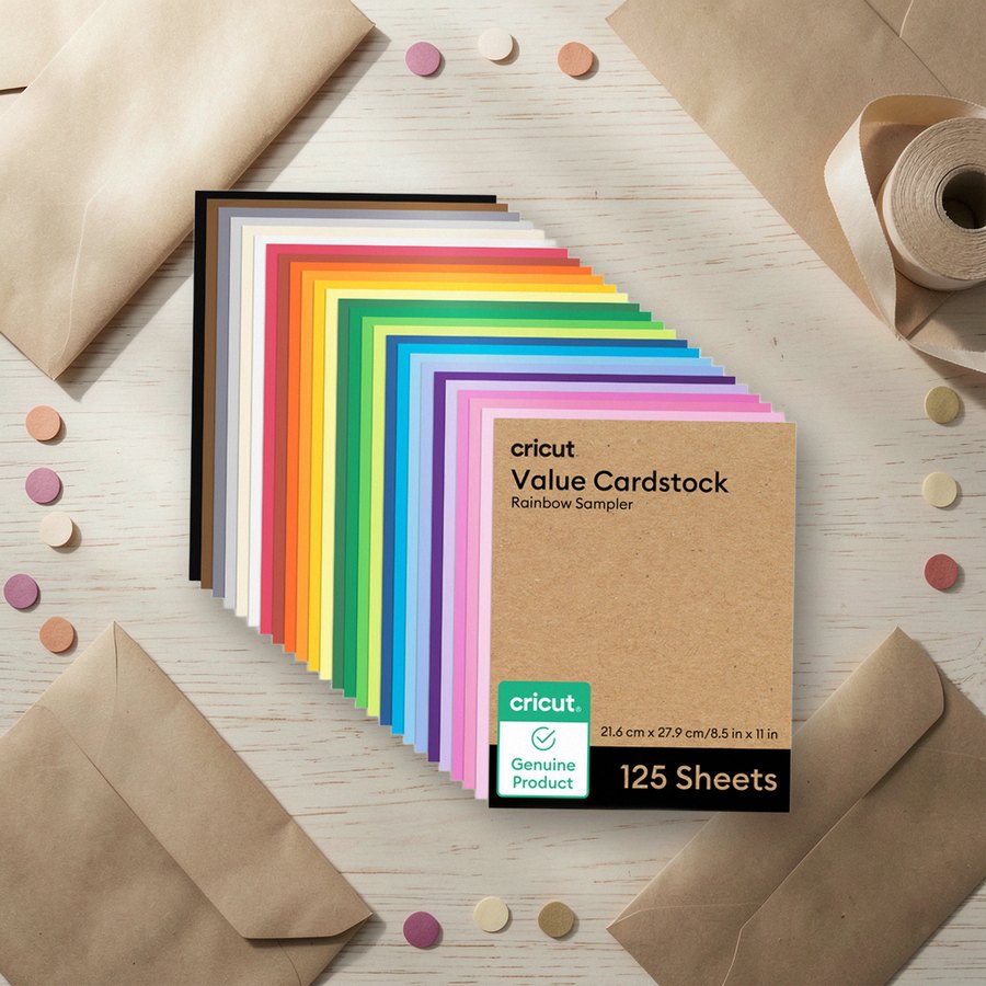 Cardstock color sampler, letter size