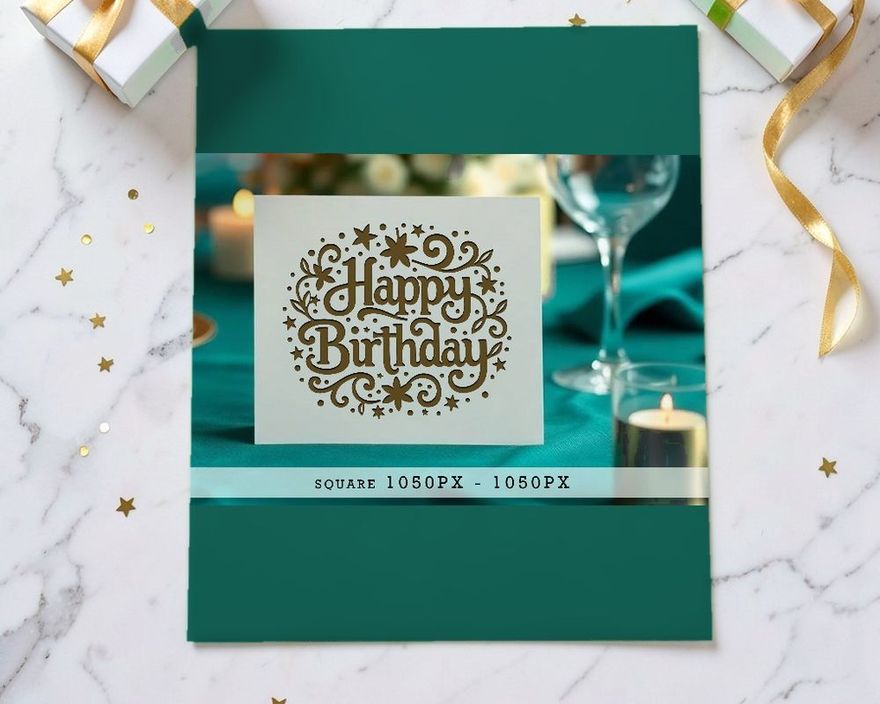 Cricut Happy Birthday Card SVG