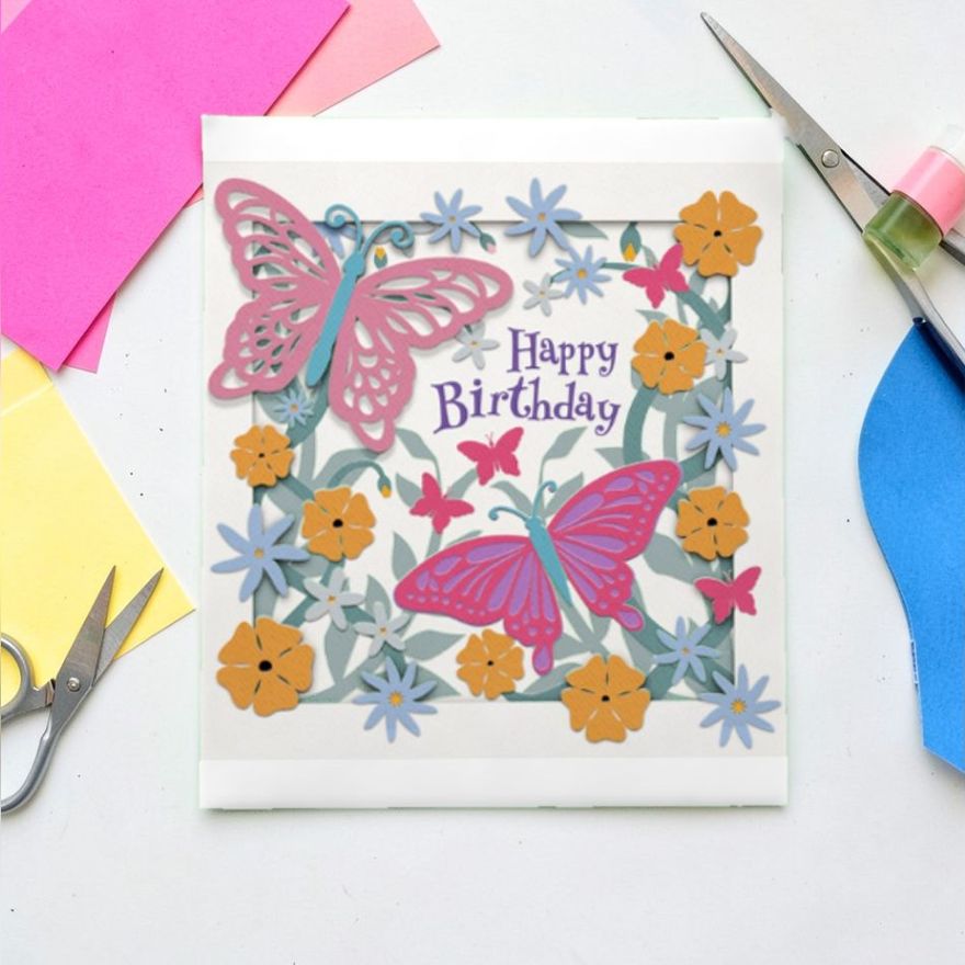 Mother's Day and Birthday Card SVG
